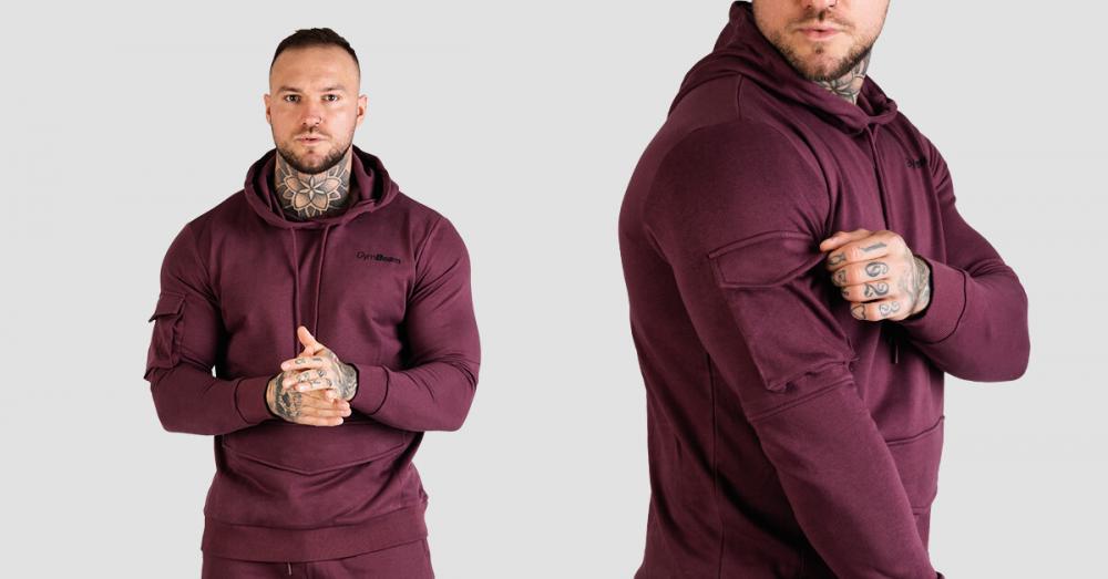 TRN Hoodie Eggplant - GymBeam