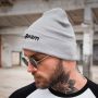 Зимска капа Beanie Grey - GymBeam