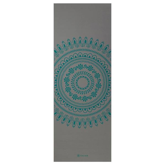 Premium Longer/Wider Teal Marrakesh Yoga Mat - GAIAM