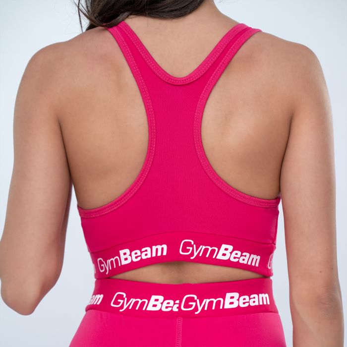 Спортски грудњак Simple Fuchsia - GymBeam