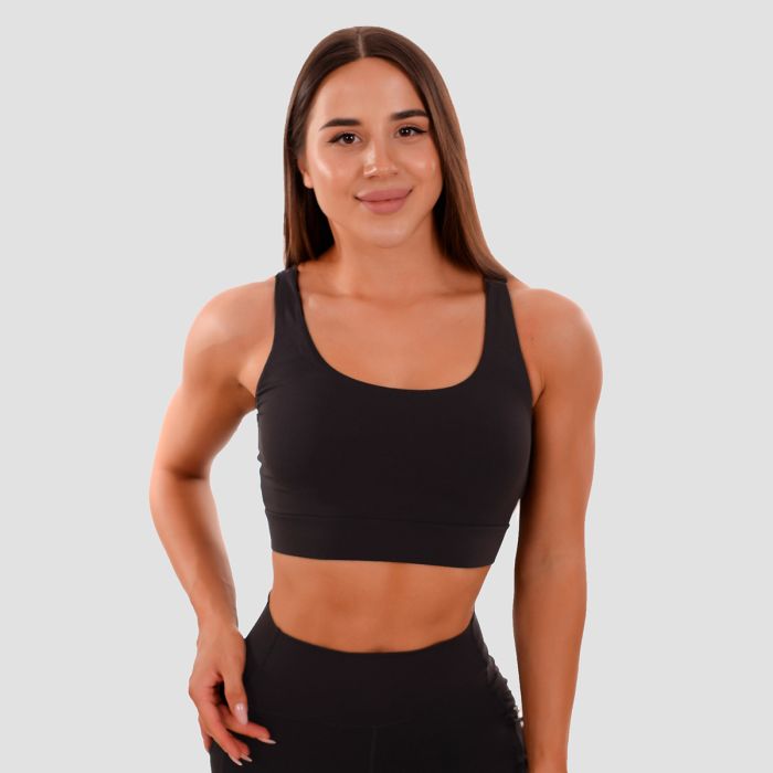 Спортски грудњак Cut-Out Black - GymBeam