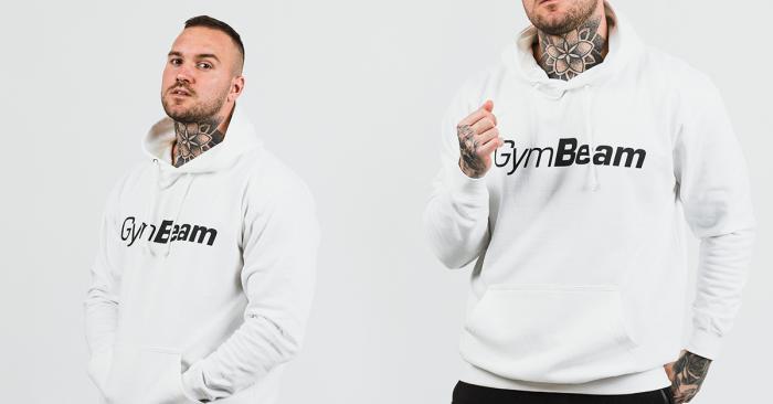 Дукс PRO Hoodie White - GymBeam