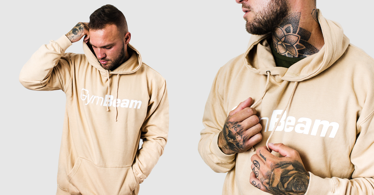 Дукс PRO Hoodie Sand - GymBeam