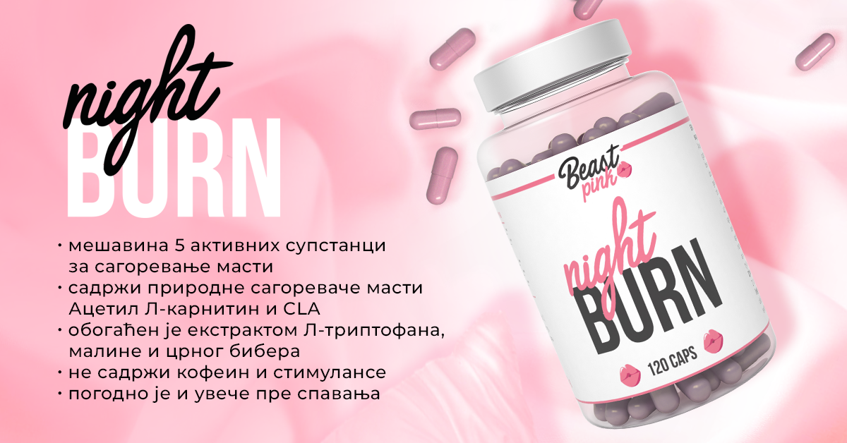 Сагоревач масти Night Burn - BeastPink