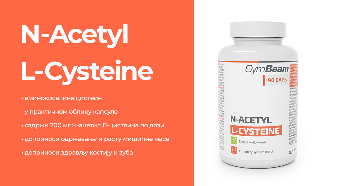 N-acetyl L-cystein - GymBeam